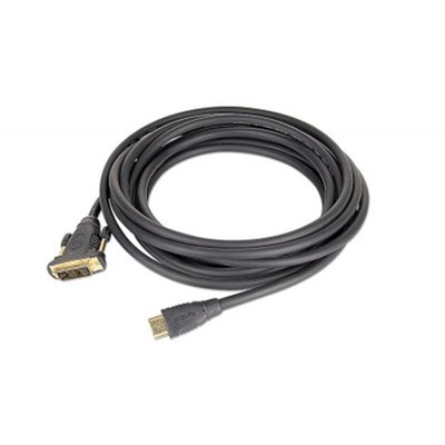 Кабель Cablexpert (CC-HDMI-DVI-15) HDMI-DVI 4.5м черный Polibag