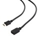 Кабель Cablexpert HDMI - HDMI (M/F), подовжувач, 1.8 м, чорний (CC-HDMI4X-6) пакет