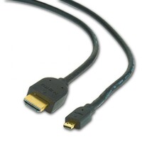 Кабель Cablexpert HDMI - micro-HDMI V 2.0 (M/M), 1.8 м, черный (CC-HDMID-6) пакет