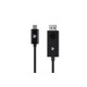 Кабель 2E Displayport - USB Type-C (M/M), 1 м, Black (2E-W1402)