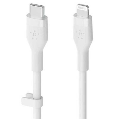 Кабель Belkin BoostCharge Flex USB Type-C - Lightning, 2 м, White (CAA009bt2MWH) OEM