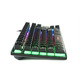 Клавіатура REAL-EL Gaming 8710 TKL Backlit Ukr Black