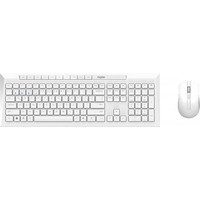 Комплект (клавиатура, мышь) беспроводной Rapoo 8210М Wireless White