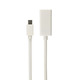 Адаптер Cablexpert mini DisplayPort - HDMI (M/F), 0.15 м, White (A-mDPM-HDMIF-02-W)