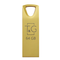 Флэш-накопитель USB 64GB T&G 117 Metal Series Gold (TG117GD-64G)