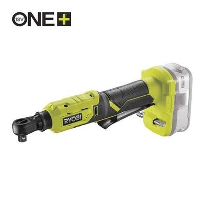 Трещітка акумуляторна Ryobi R18RW2-0, ONE+ 18В, 240об•хв, 60Нм, квадрат 1/4", 4 положення головки, 1кг, без АКБ та ЗП