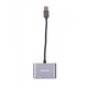 Адаптер-перехідник Maxxter USB - HDMI+VGA (M/F), Grey (V-AM-HDMI-VGA)