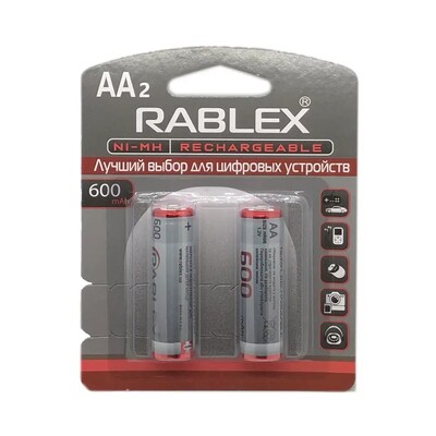 Акумулятор Rablex AA (R6)  600mAh