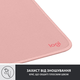 Игровая поверхность Logitech Mouse Pad Studio Darker Rose (956-000050)