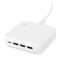 Сетевое зарядное устройство для Ttec SmartCharger Quattro GaN USB-C/USB-A 65W White (2SCG02B)