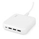 Мережевий зарядний пристрій Ttec SmartCharger Quattro GaN USB-C/USB-A 65W White (2SCG02B)