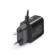 Мережевий зарядний пристрій REAL-EL CH-217 (2USB, 2.1A) Black + кабель Lightning