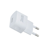 Сетевое зарядное устройство для Tecro (1xUSB, 1A) White (TR-CHG01-WT)