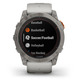 Смарт-годинник Garmin Fenix 7X Pro Sapphire Solar Titanium with Grey/Orange Band (010-02778-64)