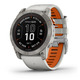 Смарт-годинник Garmin Fenix 7X Pro Sapphire Solar Titanium with Grey/Orange Band (010-02778-64)