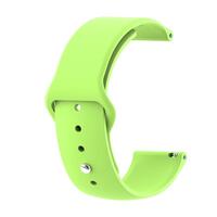 Силиконовый ремешок BeCover для Samsung Galaxy (20mm)/Watch 5/ Watch 4 40/44mm/Watch 4 Classic 42mm/Watch Active/Active 2 40/44mm/Watch 3 41mm/Gear S2/Classic/Gear Sport Lime (706183)