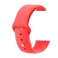 Силиконовый ремешок BeCover для Samsung Galaxy (20mm)/Watch 5/ Watch 4 40/44mm/Watch 4 Classic 42mm/Watch Active/Active 2 40/44mm/Watch 3 41mm/Gear S2/Classic/Gear Sport Red (706168)