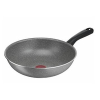 Сковорідка Вок Tefal Tefal Cook Natural, 28см, алюміній, бакеліт, сірий