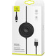 Бездротовий зарядний пристрій Usams US-CC096 Wireless Charger + Lightning Charging Cable Black (CC96WH01)