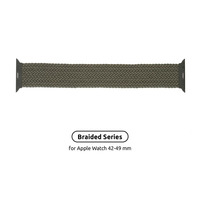 Ремінець Armorstandart Braided Solo Loop для Apple Watch 42mm/44mm/45mm/49mm Inverness Green Size 6 (148 mm) (ARM58075)