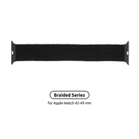 Ремешок Armorstandart Braided Solo Loop для Apple Watch 42mm/44mm/45mm/49mm Charcoal Size 10 (172 mm) (ARM58074)