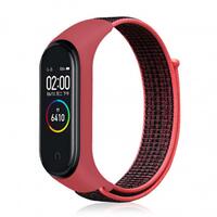 Ремешок BeCover Nylon Style для Xiaomi Mi Smart Band 5/Mi Smart Band 6 Black/Red (705416)