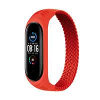 Ремешок BeCover Elastic Nylon Style для Xiaomi Mi Smart Band 5/Mi Smart Band 6 Size S Red (706144)