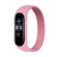 Ремешок BeCover Elastic Nylon Style для Xiaomi Mi Smart Band 5/Mi Smart Band 6 Size L Pink (706163)