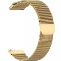 Ремешок BeCover Milanese Style для Amazfit Stratos (22mm)/Stratos 2/2S/3/Amazfit GTR 2/Amazfit GTR 47mm/Amazfit GTR Lite 47mm/Amazfit Nexo/Amazfit Pace/Amazfit GTR 3 Pro Gold (707730)