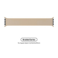 Ремінець Armorstandart Braided Solo Loop для Apple Watch 42mm/44mm/45mm/49mm Beige Size 10 (172 mm) (ARM64903)