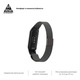 Ремешок Armorstandart Milanese Magnetic Band 503 для Xiaomi Mi Band 5/Mi Band 6 Black (ARM57181)