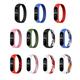 Ремінець BeCover Elastic Nylon Style для Xiaomi Mi Smart Band 5/Mi Smart Band 6 Size M Red/White (706148)