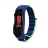 Ремешок BeCover Nylon Style для Xiaomi Mi Smart Band 5/Mi Smart Band 6 Blue/Green (705418)