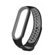 Ремешок BeCover Nike Style для Xiaomi Mi Smart Band 5/Mi Smart Band 6 Black-Gray (705151)