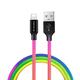 Кабель ColorWay USB - Lightning (M/M), 2.4А, 1м, Multicolor (CW-CBUL016-MC)