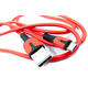 Кабель Dengos USB - micro USB (M/M), 1 м, Red (PLS-M-IND-SOFT-RED)