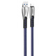 Кабель ColorWay USB - Lightning (M/M), 2.4 А, 1 м, Blue (CW-CBUL010-BL)