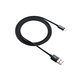 Кабель Canyon USB - Lightning (M/M), 8-pin, оплетка, 1 м, Black (CNE-CFI3B)