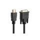 Кабель Prologix Premium HDMI - DVI V 1.3 (M/M), Single Link, 18+1, 3 м, Black (PR-HDMI-DVI-P-01-30-3m)