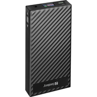 Універсальна мобільна батарея Sandberg AlwaysOn Powerbank 30000mAh DC+PD 120W Black (420-88)