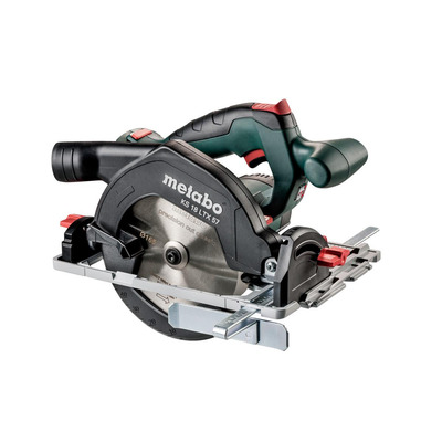 Пила дискова акумуляторна Metabo KS 18 LTX 57, 18В, 165мм, глибина різу 0-57мм, різ 40м/сек, 2.8кг, без АКБ та ЗП