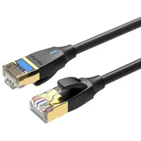 Патч-корд Vention CAT 8 SFTP Ethernet Slim Type, 1.5 m, Black (IKIBG)