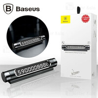 Парковальная карта Baseus Temporary Parking Number Card Black