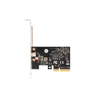 Плата расширения Frime PCI-E to USB3.2 Gen2x2 20Gbps TYPE-C ASM3242 (ECF-PCIEtoUSB014.LP)