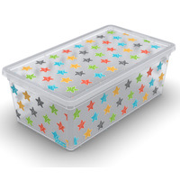 Контейнер Qutu Light Box Colored Stars, 5л