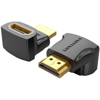 Перехідник HDMI F -> HDMI M, кут 270° 4K 60Hz PVC Vention