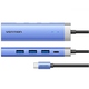 Док-станція USB3.1 Type-C --> HDMI/USB 3.0x3/SD/TF/PD 100W 7-in-1 Vention