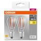 Набір ламп 2шт OSRAM LED E27 6.5Вт 2700К 806Лм A60