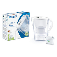 Фильтр-кувшин Brita Marella Memo MXPro 2.4л (1.4л очищенной воды) белый