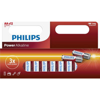 Philips Батарейка Power Alkaline AA щелочная блистер, 12 шт